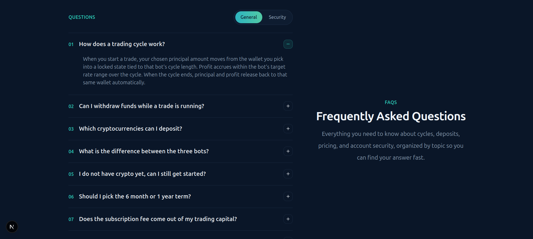 BYT Trading screen 9