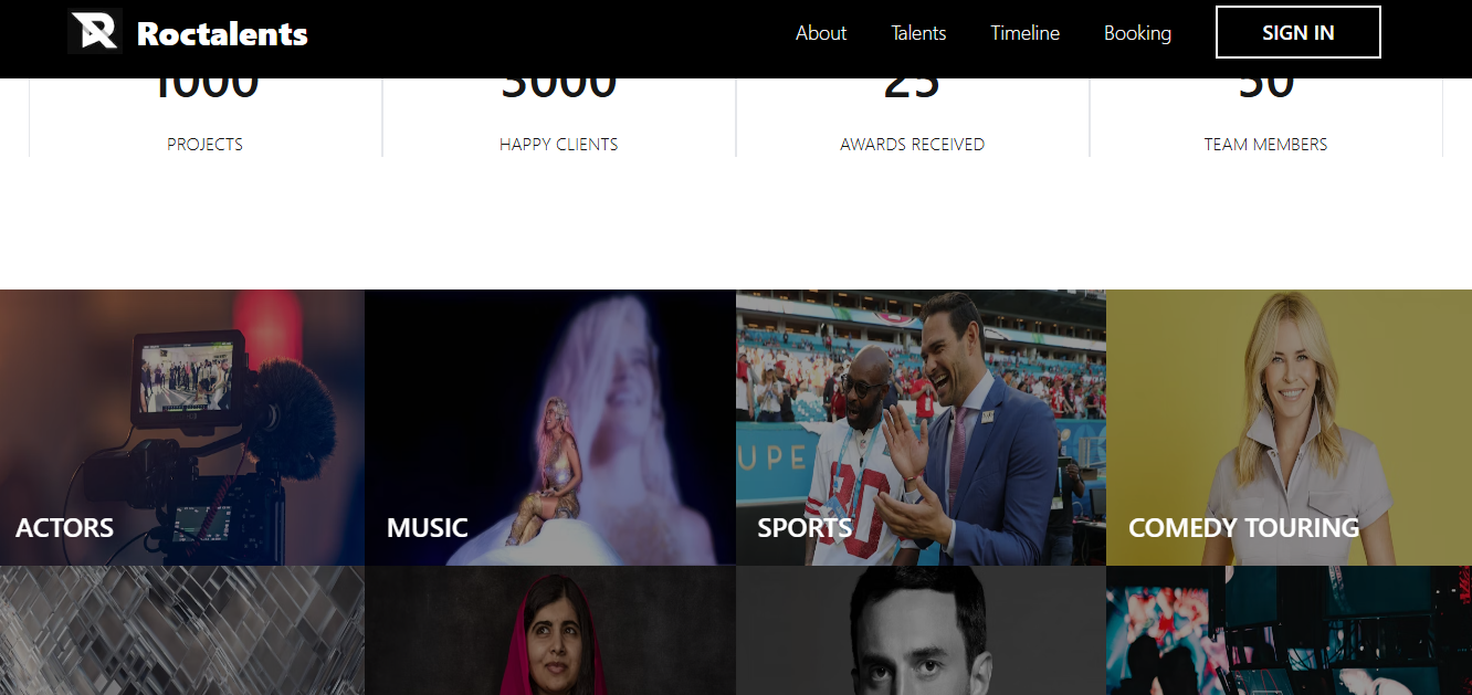 Roctalents screen 4